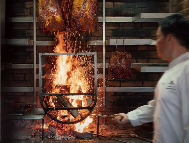 우드 파이어 그릴